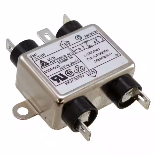 05DBAG5 Delta Electronics  Netzfiltermodule